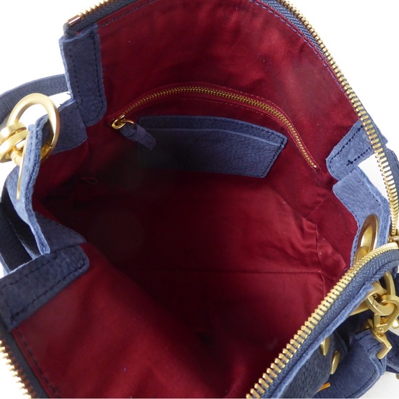 Hammitt Bryant Medium Poppy Skies Leather Purse Crossbody Shoulder Bag NWT New - Picture 5 of 11